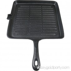 Ozark Trail 11 x 11 Square Cast Iron Griddle with Handle, Pre-Seasoned 556307824